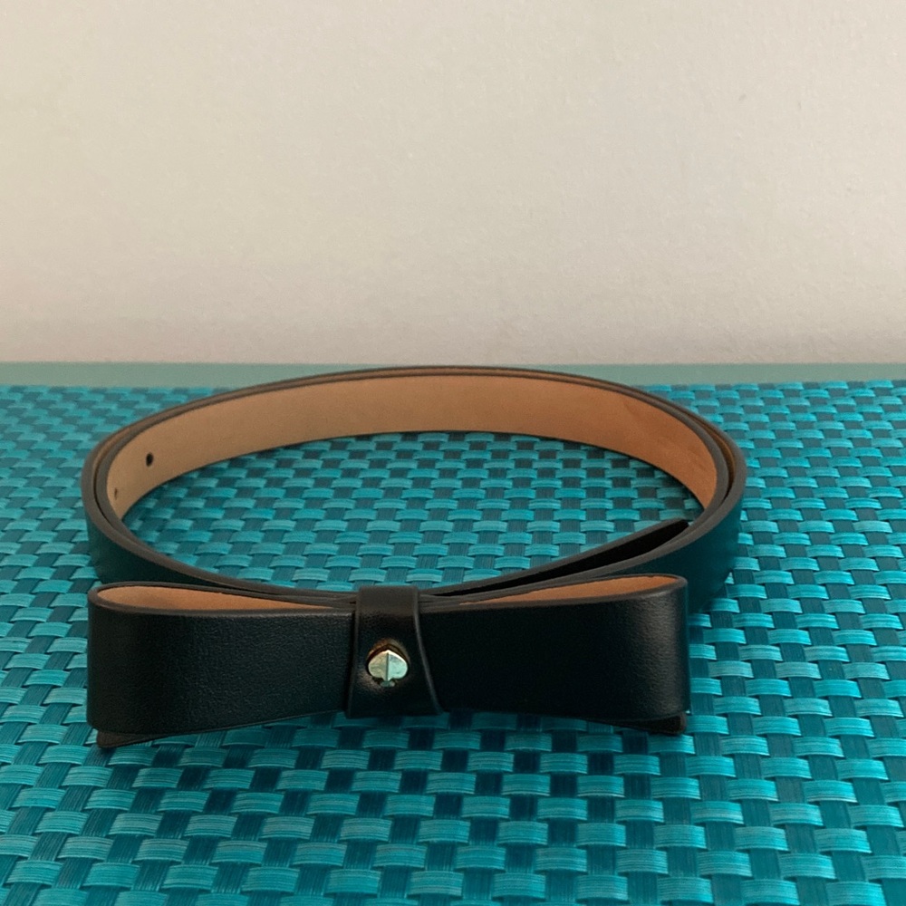 Kate Spade Leather Black Belt Women Size XL